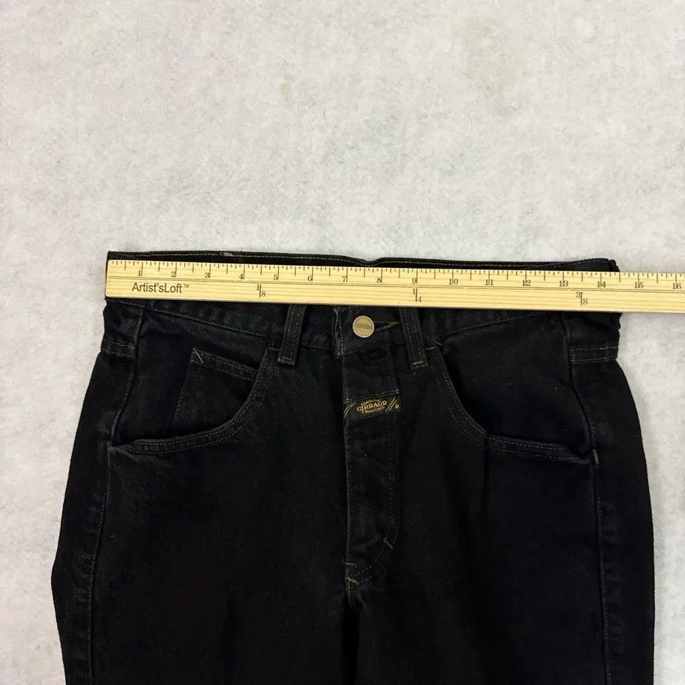 Girbaud Jeans Mens 28 Black Straight Leg Vintage Y2K Denim Pants
